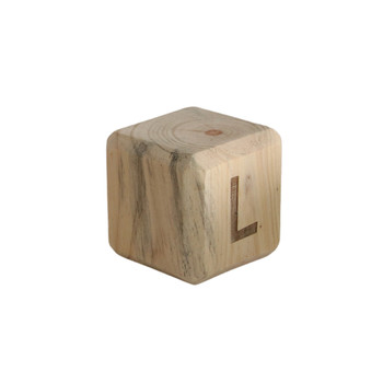 WABL Wooden Alphabet Block - L
