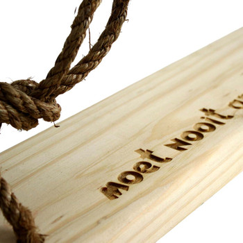 SWING1 Wooden Swing - Moet nooit groot word