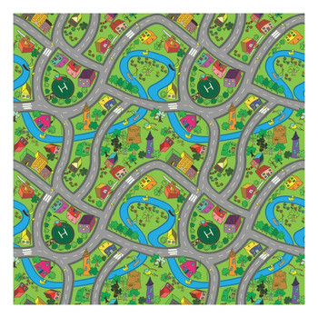 PVCG4 PVC Game Rug - Town Streets