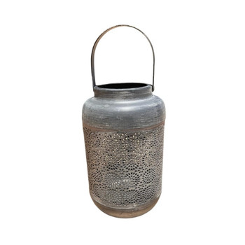 S188 Round Storm Lantern - Grey Weathered