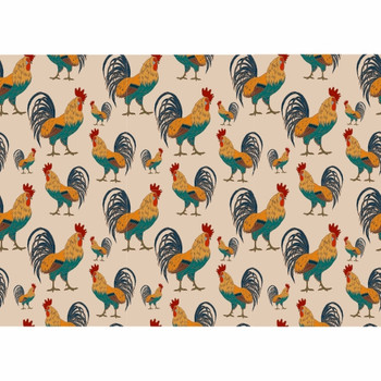 PLACEML290 Disposable Placemats - Rooster