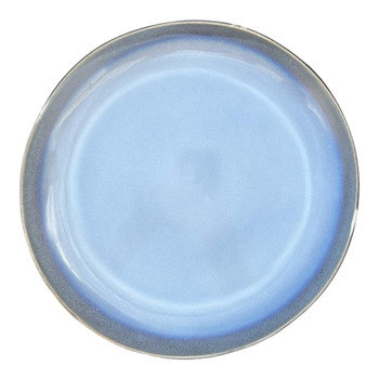 TJL25402 Ceramic Plate - Blue Skyline Design