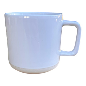 TJL25485A Ceramic 15oz Mug - Glossy White, Cream Grainy Bottom