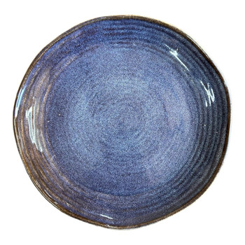 TM24ST0103932C Ceramic Side Plate - Deep Blue