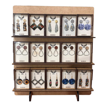 PBD044 Drops Earrings 15pc Stand - Timeless