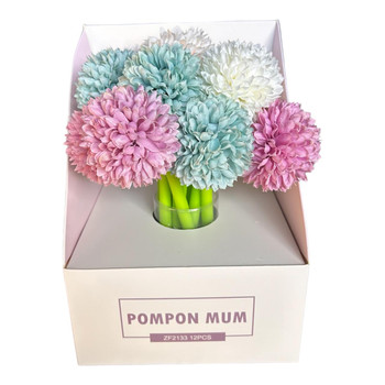 ZF2133 Figurine Pens Box of 12 - Flowers