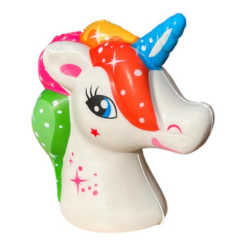 TOY01 Squish Toy - Rainbow Unicorn