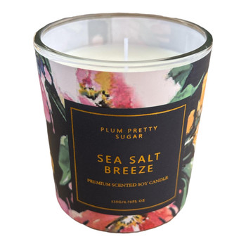 C71441D Plum Pretty Sugar Candle - Sea Salt Breeze
