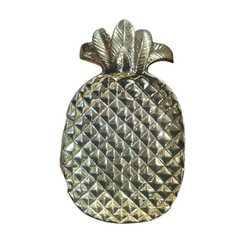 167411 Golden Pineapple Plate 25cm