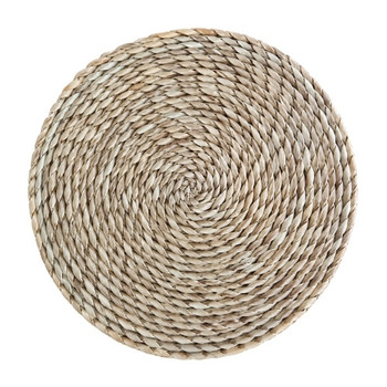 WPMAT001 Round Woven Placemat – Natural 40cm
