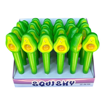 PEN003 Figurine Pens Box of 24 - Avocado