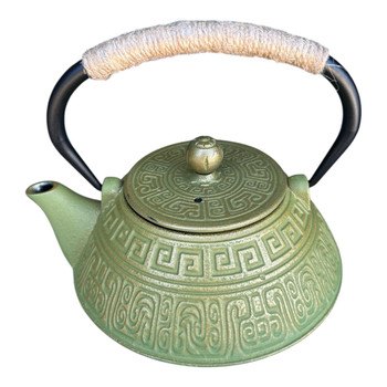 IRONMT12 Iron Metal Teapot 900ml - Green