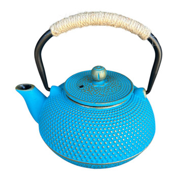 IRONMT18 Iron Metal Teapot 600ml - Sky Blue