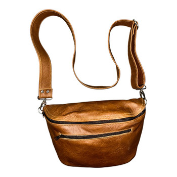 LBAGDEBBIE Brown Leather Debbie Sling Bag