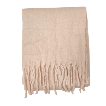 YX2502A Thick Polyester Scarf - Blush