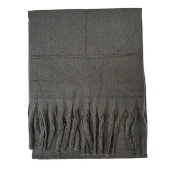 YX2502M Thick Polyester Scarf - Grey