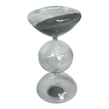 XDG130260 Glass Sand Clock - Three Tier Grey Sand
