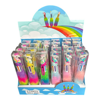 GPSH11 Multicolour Pens Box of 24 - Fancy Unicorns