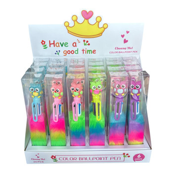GP4194 Multicolour Pens Box of 24 - Owls
