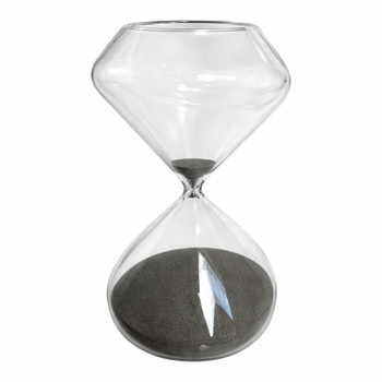 XDGWB1A Glass Sand Clock - Butterfly, Grey Sand