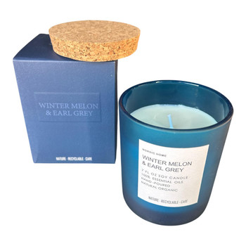 AXW2026B Nordic Home Scented Candle - Winter Melon and Earl Grey