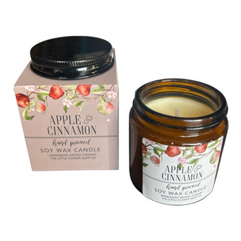 AXW2336C Litte Flower Scented Candle - Apple And Cinnamon