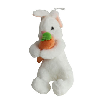 ZZB23CMB Soft Toy 23cm - White Rabbit With Carrot