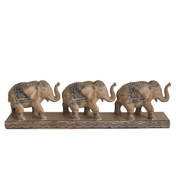 LD9095 Animal Craft - Carved Elephant Trio LD9095 Animal Craft - Carved Elephant Trio