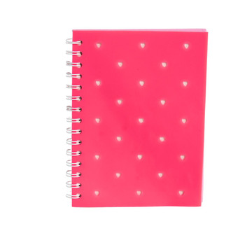 HH16B A5 Novelty Pink Notebook - Charmify Your Own