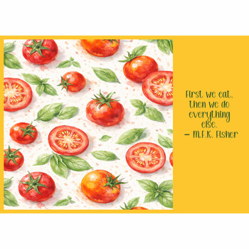PLACEML392 Disposable Placemat - First We Eat