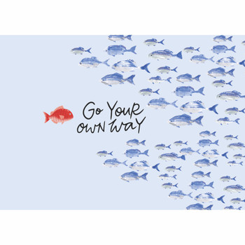 PLACEML397 Disposable Placemat - Go Your Own Way