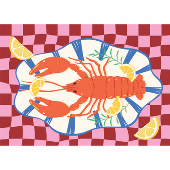 PLACEML399 Disposable Placemat - Lobster Plate
