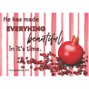 PLACEML403 Disposable Placemat - Everything Beautiful