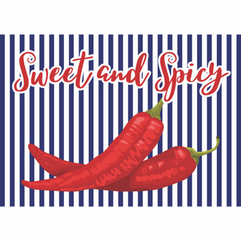 PLACEML412 Disposable Placemat - Sweet And Spicy