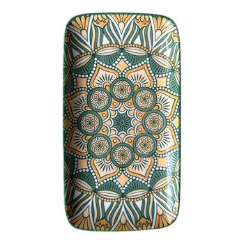 ZY007P Ceramic Rectangle Plate - Olive Luxe