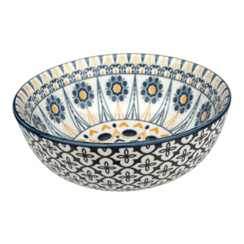 ZY027K Ceramic Bowl 6cmh - Indigo Charm