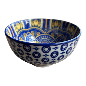 ZY0017D Azure Mosaic Ceramic Bowl 12W5HCM