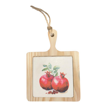 HOTWS6 Hotpot Stand Wall Decor Square - Pomegranate