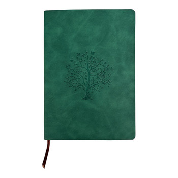 FY2501N A5 Notebook Pressed Tree - Deep Green