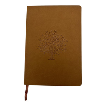 FY2501O A5 Notebook Pressed Tree - Brown