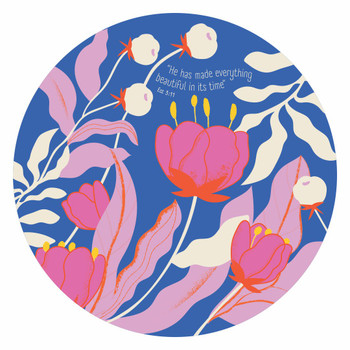 DISPR16 Disposable Round Placemat 24Pc - Everything Beautiful