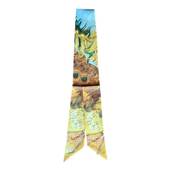 HH2604B Thin Twilly Scarf – Sunflower Art