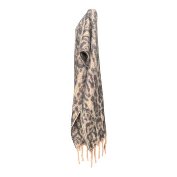 LY2603A Polyester Winter Scarf – Soft Leopard Print