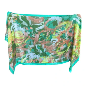 BY2603A Viscose Scarf – Tropical Watercolour Print