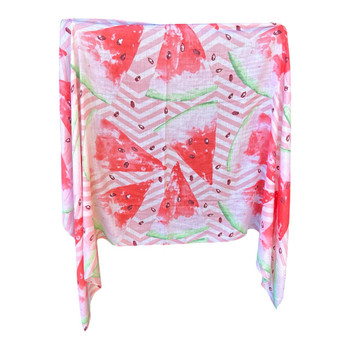 BY2604A Viscose Scarf – Watermelon Print