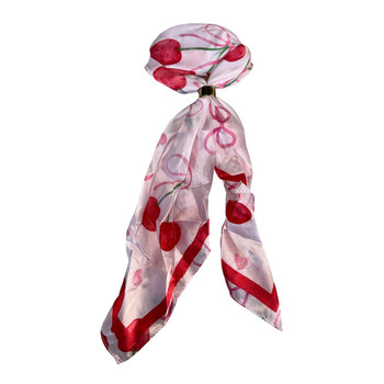 YH2601D Square Polyester Scarf – Cherry Blossom