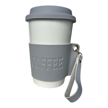 RS5067C Ceramic Travel Mug – White & Grey