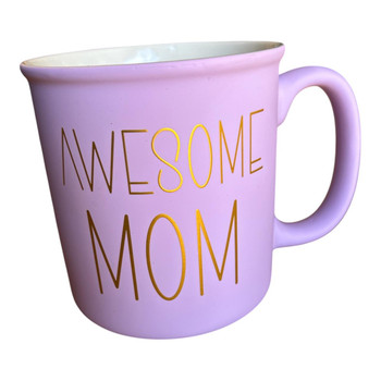 RS7597B Ceramic Mug – Purple – Awesome Mom