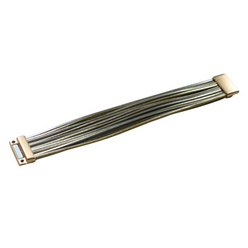 BRSY6 Gold & Silver Multi-Strand Magnetic Bracelet