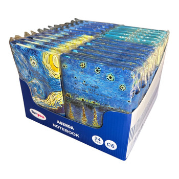 NB6508 C6 Notebook Set (24 Pieces) – Van Gogh Collection